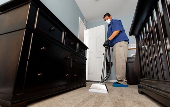 cleaning carpet professionally