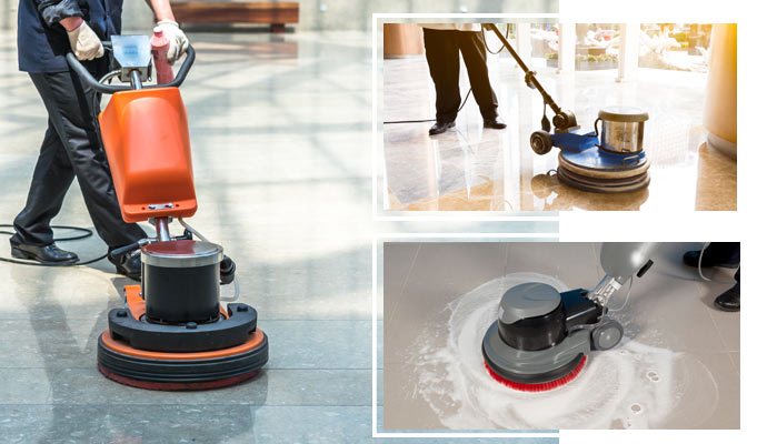 different types floor cleaning