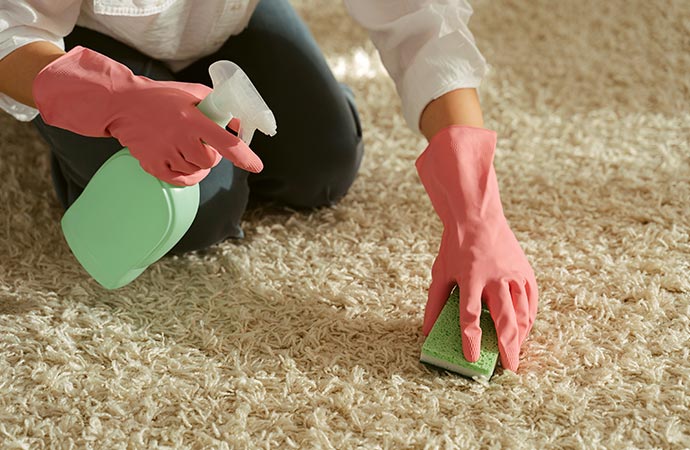 Professional wax and gum stain removal service